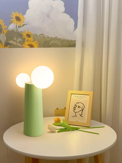 Land Table Lamp | Resin | Dark Red, Green, Latte Color, Black, White