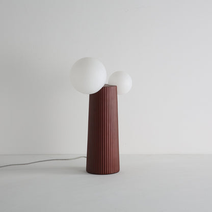 Land Table Lamp | Resin | Dark Red, Green, Latte Color, Black, White