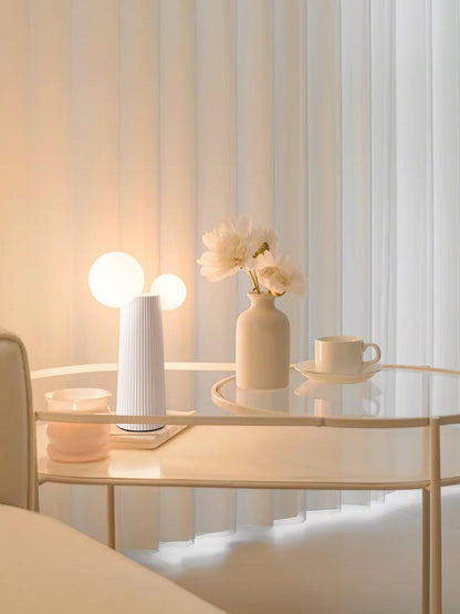 Land Table Lamp | Resin | Dark Red, Green, Latte Color, Black, White