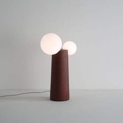 Land Table Lamp | Resin | Dark Red, Green, Latte Color, Black, White