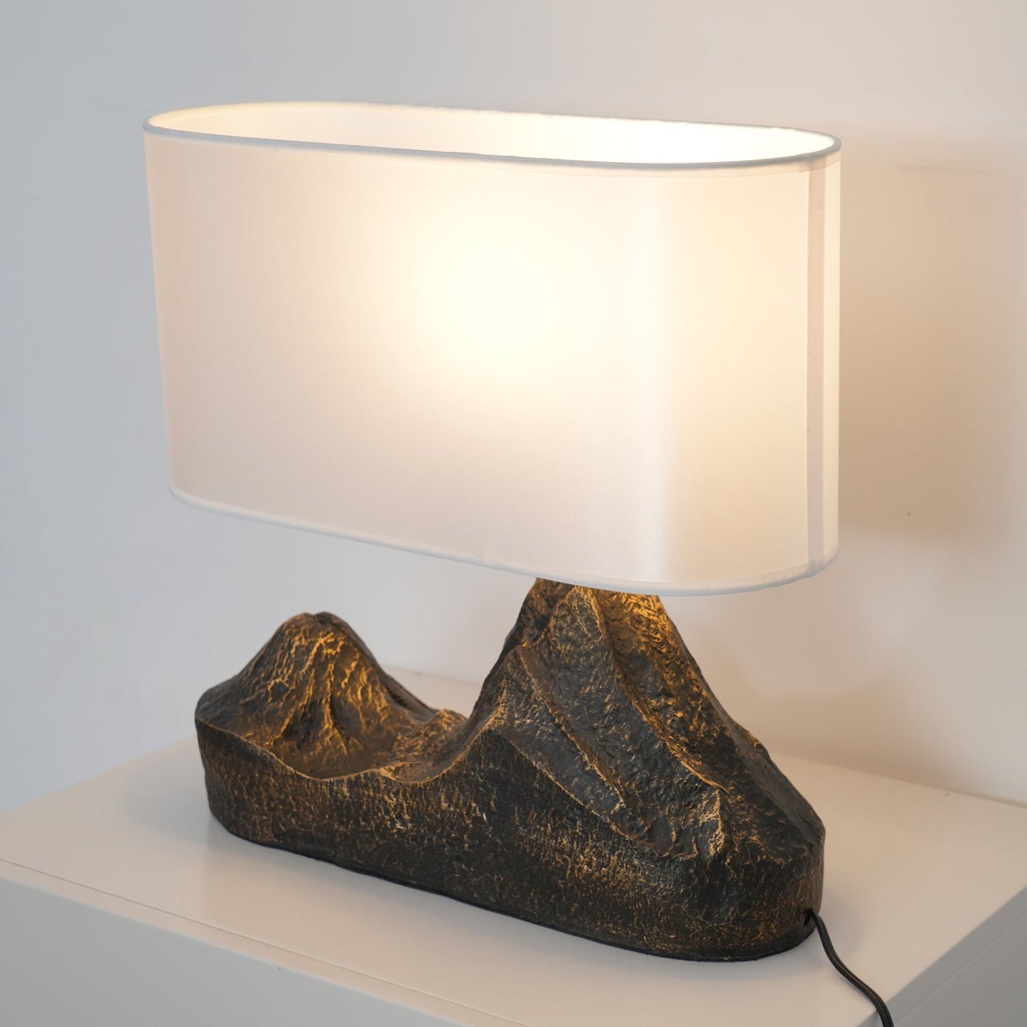 Landscape Table Lamp | Bronze Finish | White Shade