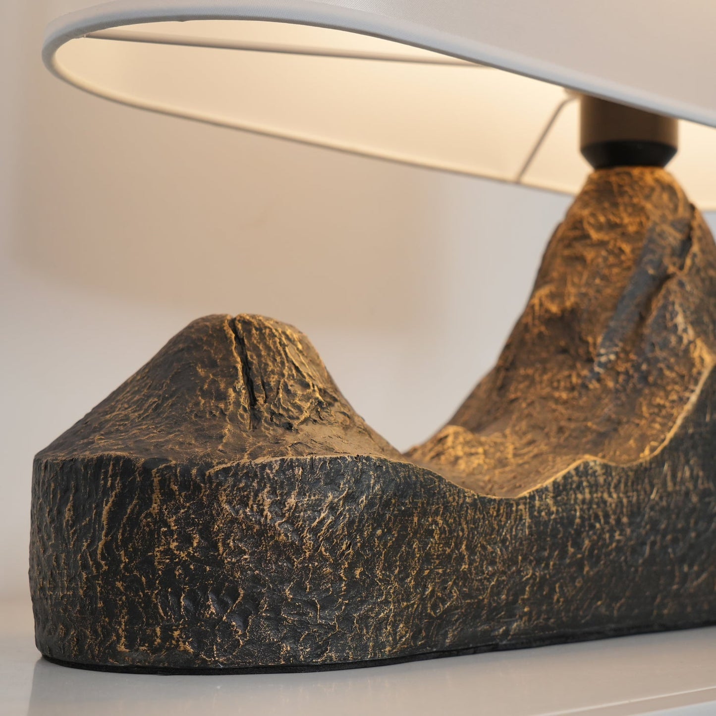 Landscape Table Lamp | Bronze Finish | White Shade