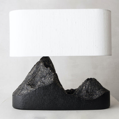 Landscape Table Lamp | Bronze Finish | White Shade