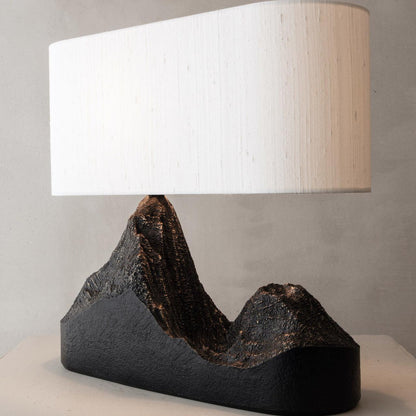 Landscape Table Lamp | Bronze Finish | White Shade