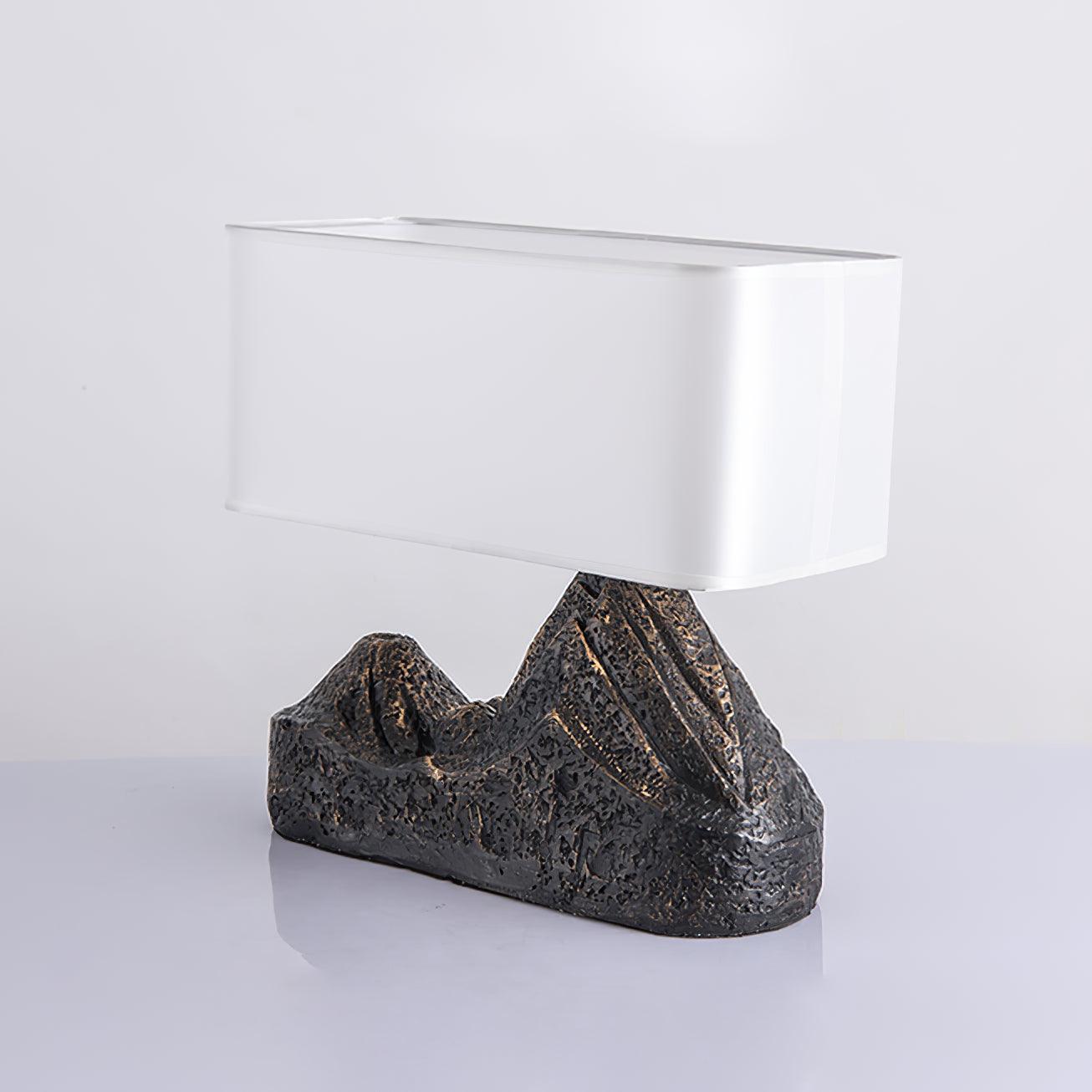 Landscape Table Lamp | Bronze Finish | White Shade