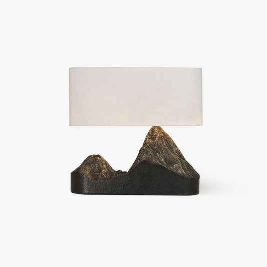 Landscape Table Lamp | Bronze Finish | White Shade