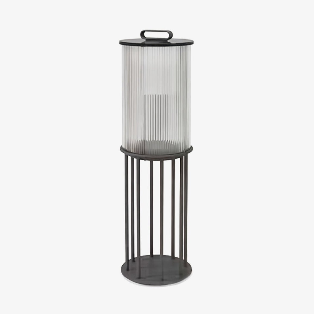 Lantern Garden Outdoor Light | Stainless Steel, Glass, Acrylic | Black