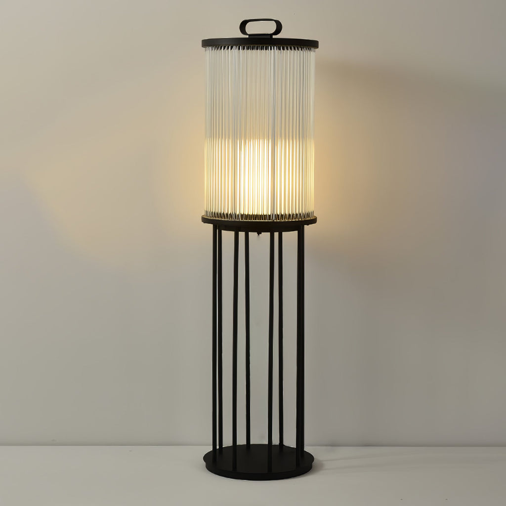 Lantern Garden Outdoor Light | Stainless Steel, Glass, Acrylic | Black