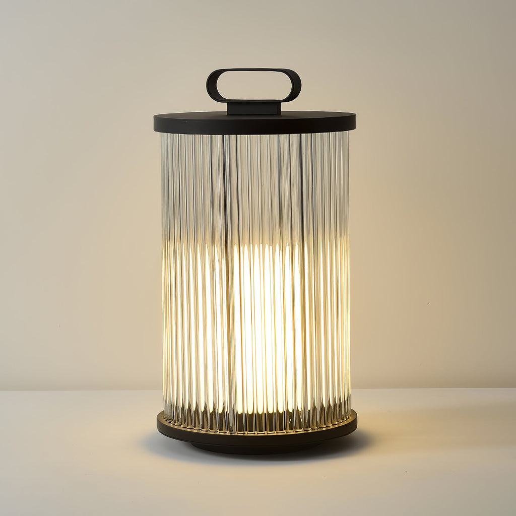 Lantern Garden Outdoor Light | Stainless Steel, Glass, Acrylic | Black