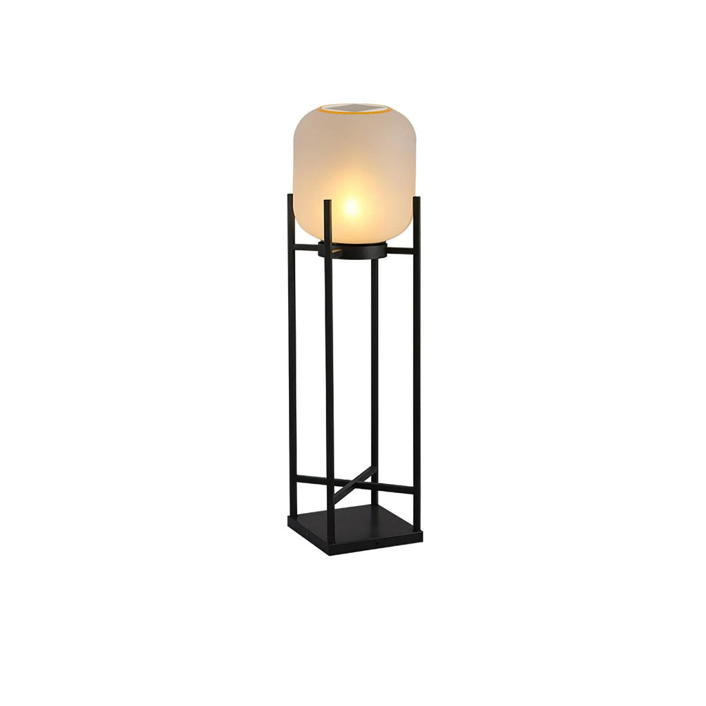 Lantern Floor Light | Stainless Steel & Glass | Outdoor