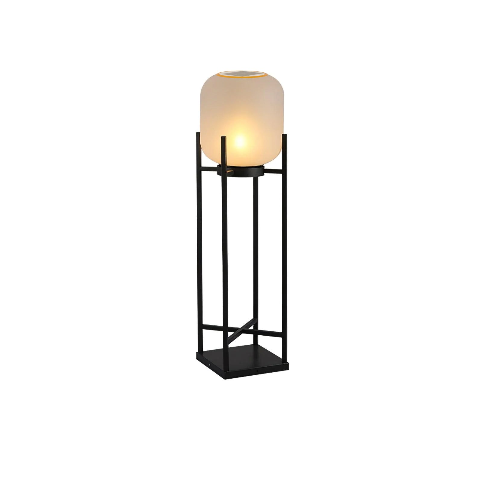 Lantern Floor Light | Stainless Steel & Glass | Outdoor