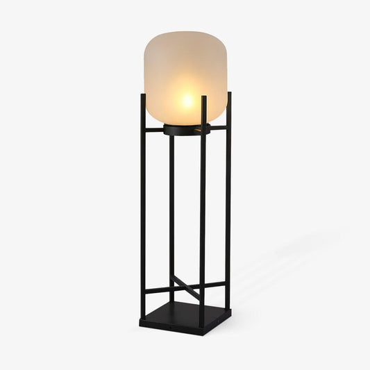 Lantern Floor Light | Stainless Steel & Glass | Outdoor