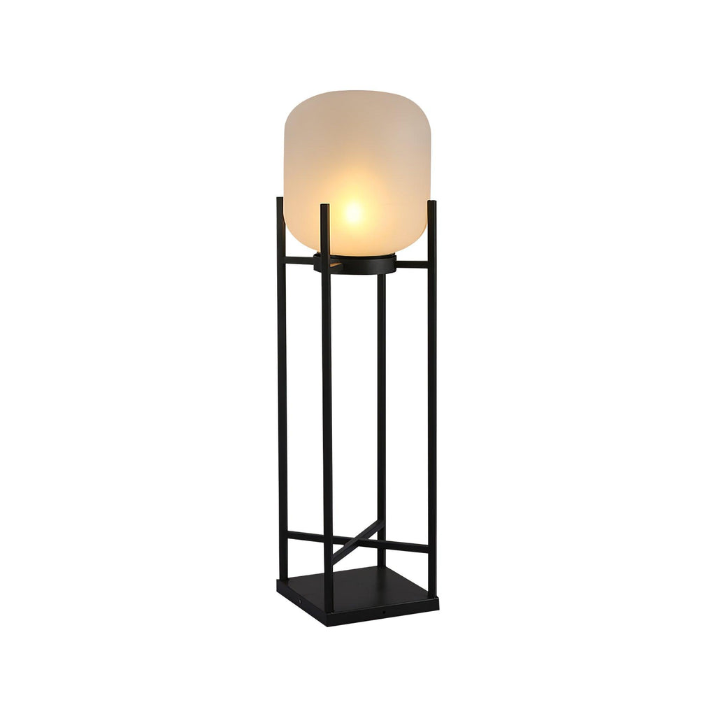 Lantern Floor Light | Stainless Steel & Glass | Outdoor