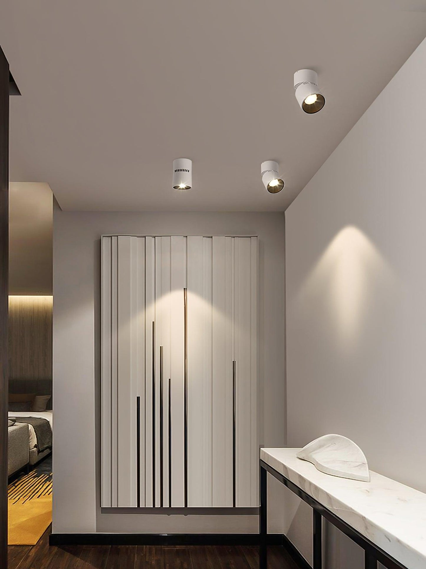 Lara2 Spotlights | Aluminum | White or White+Black
