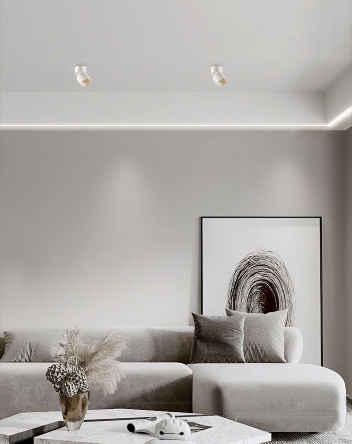 Lara2 Spotlights | Aluminum | White or White+Black
