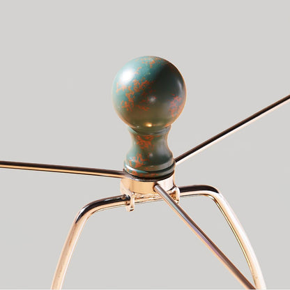Lark Table Lamp | Resin, Fabric | Green