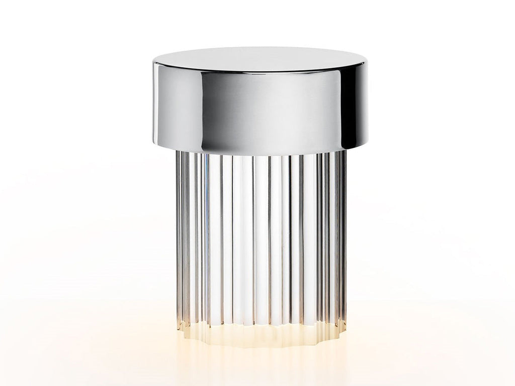 Portable Table Lamp | Rechargeable Glass Base | Touch Dimming, 4000mAh Battery