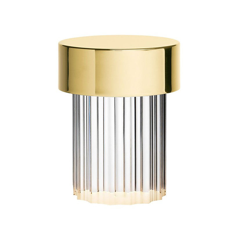 Portable Table Lamp | Rechargeable Glass Base | Touch Dimming, 4000mAh Battery