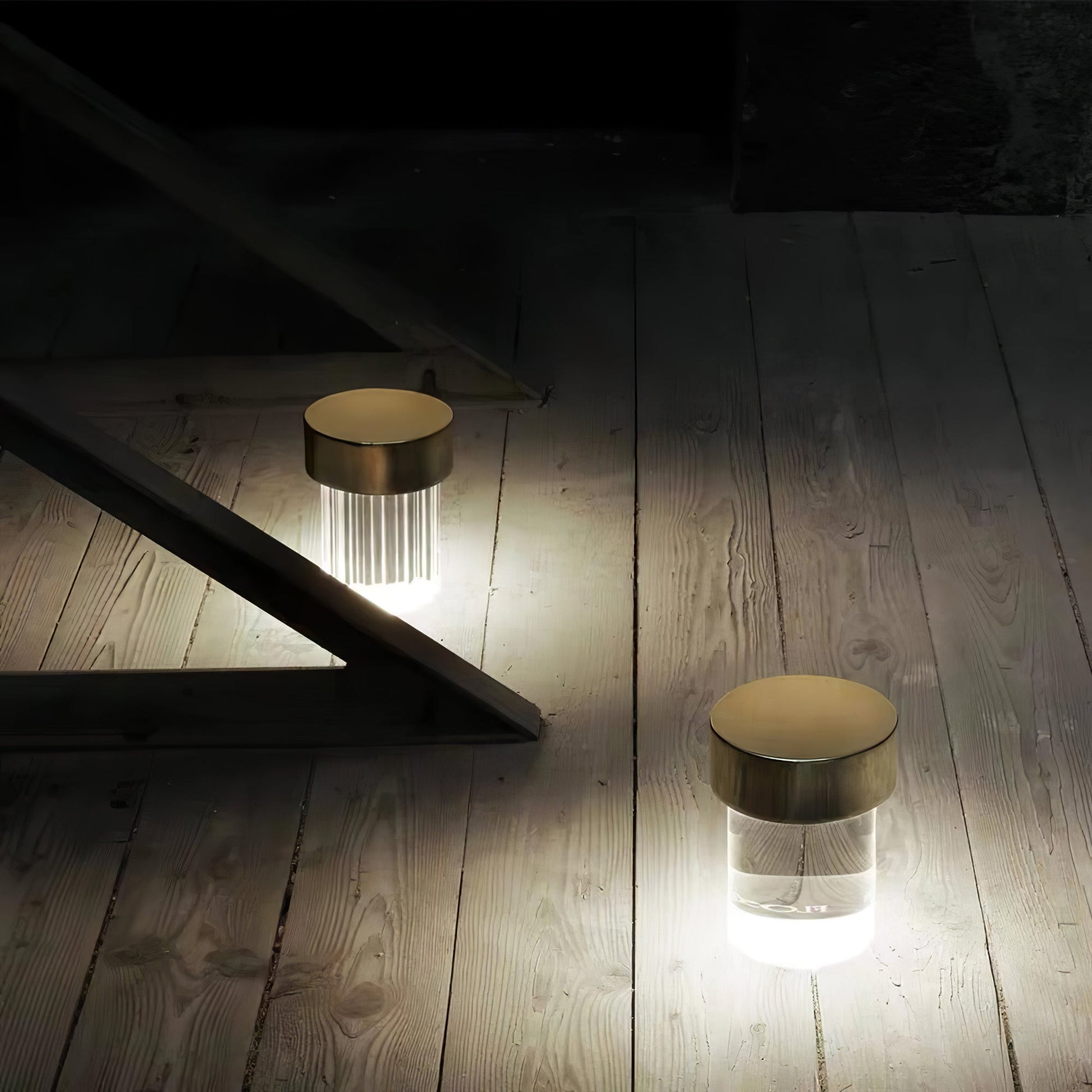 Portable Table Lamp | Rechargeable Glass Base | Touch Dimming, 4000mAh Battery