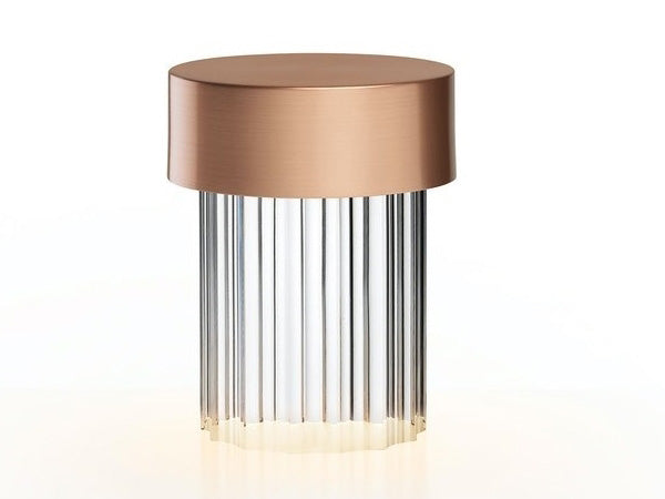 Portable Table Lamp | Rechargeable Glass Base | Touch Dimming, 4000mAh Battery