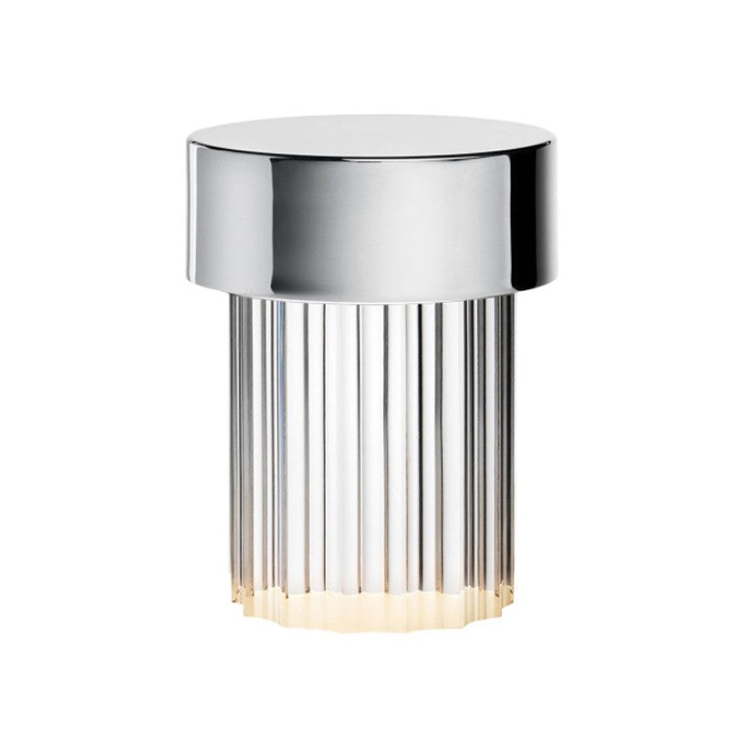 Portable Table Lamp | Rechargeable Glass Base | Touch Dimming, 4000mAh Battery