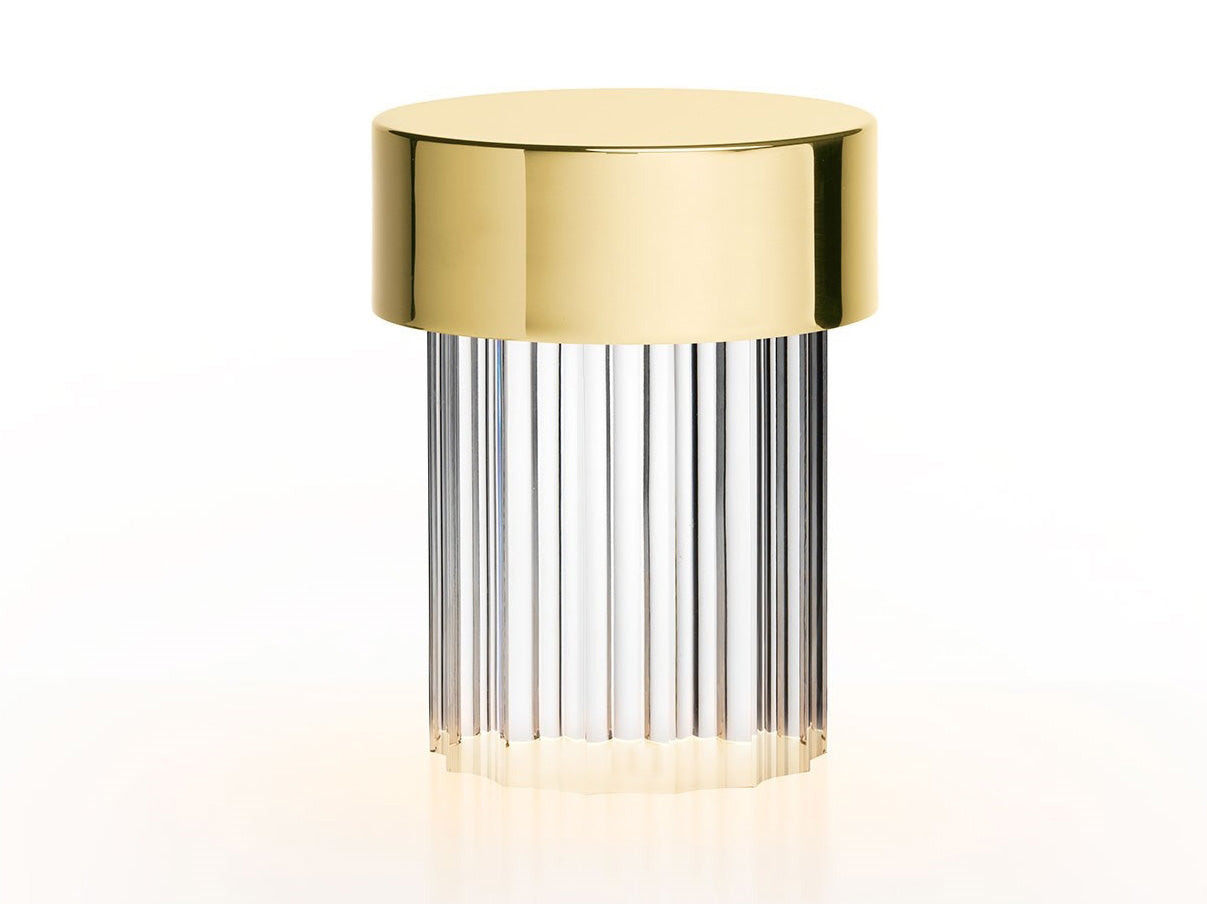 Portable Table Lamp | Rechargeable Glass Base | Touch Dimming, 4000mAh Battery