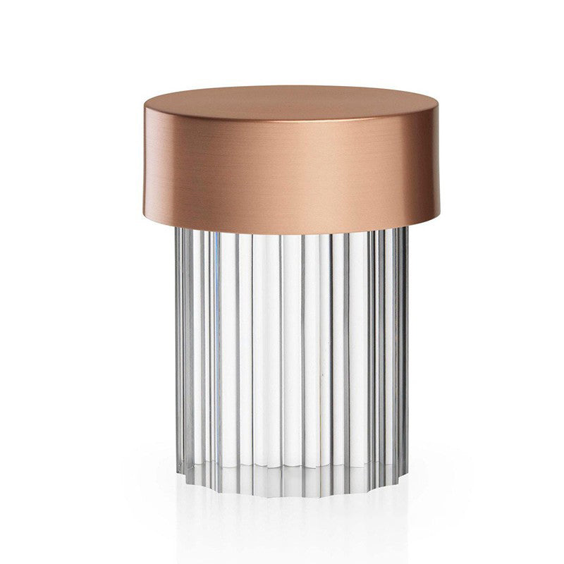 Portable Table Lamp | Rechargeable Glass Base | Touch Dimming, 4000mAh Battery