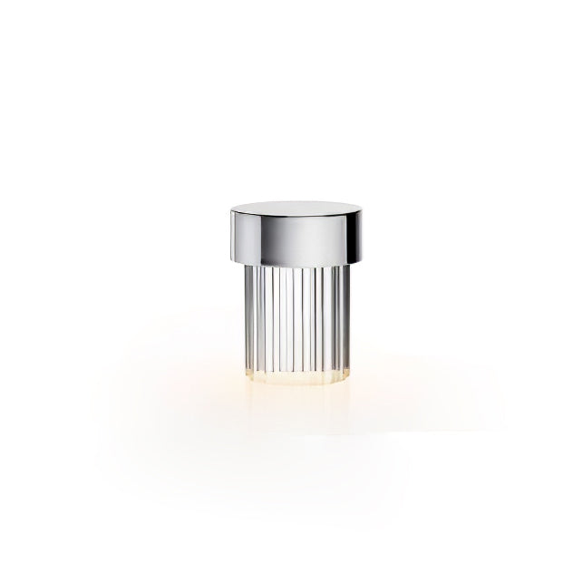 Portable Table Lamp | Rechargeable Glass Base | Touch Dimming, 4000mAh Battery