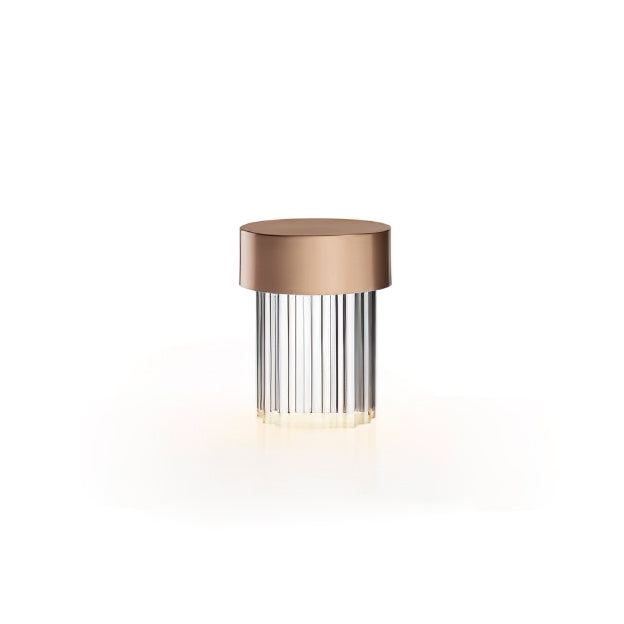 Portable Table Lamp | Rechargeable Glass Base | Touch Dimming, 4000mAh Battery