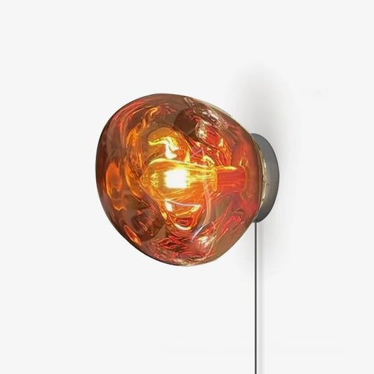 Lava Wall Lamp | Metal, PVC | Chrome, Rose Gold, Gold, Smoke Grey, Silver