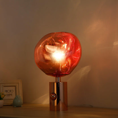 Lava Table Lamp | Metal & PVC | Gold, Rose Gold, Smoky Gray, Silver