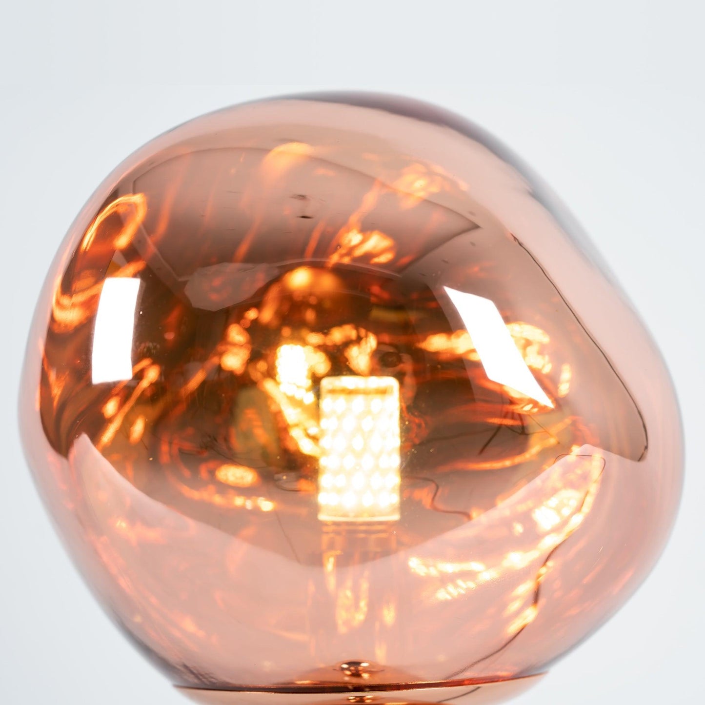 Lava Table Lamp | Metal & PVC | Gold, Rose Gold, Smoky Gray, Silver