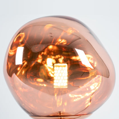 Lava Table Lamp | Metal & PVC | Gold, Rose Gold, Smoky Gray, Silver