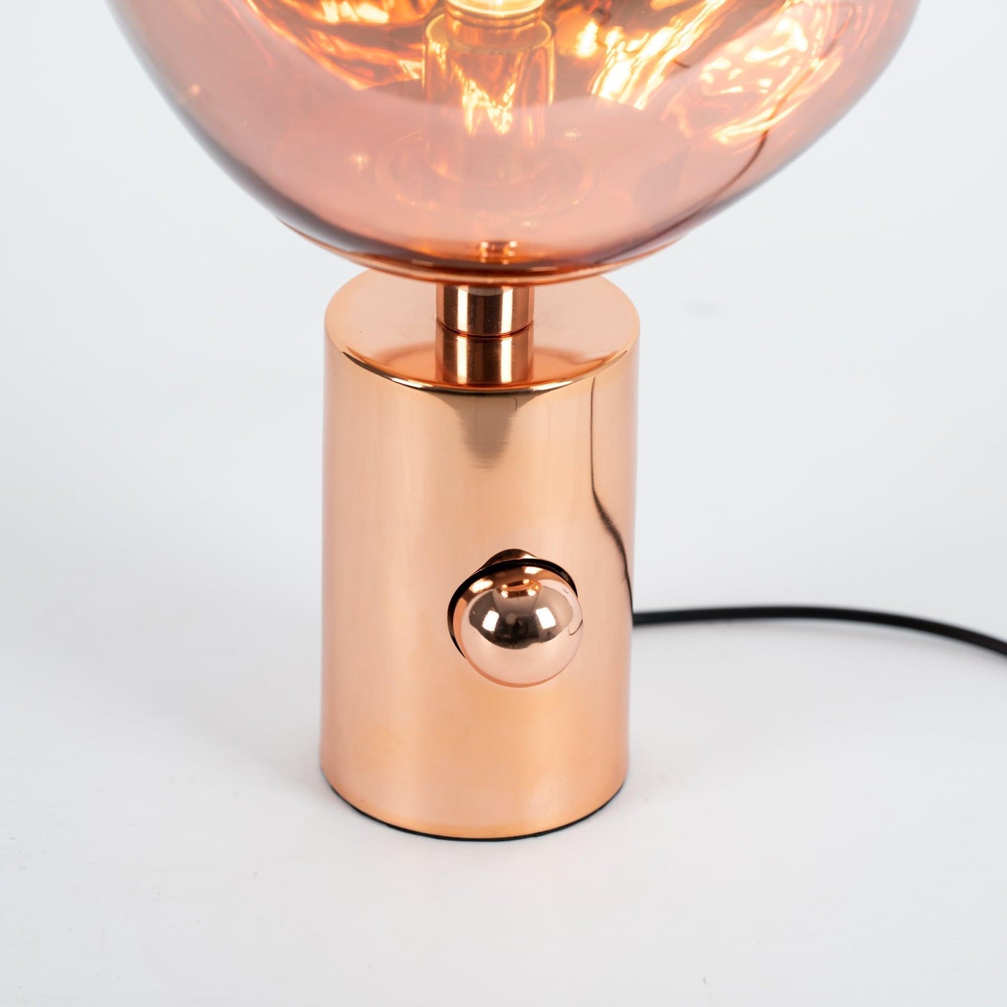 Lava Table Lamp | Metal & PVC | Gold, Rose Gold, Smoky Gray, Silver