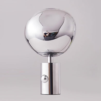 Lava Table Lamp | Metal & PVC | Gold, Rose Gold, Smoky Gray, Silver
