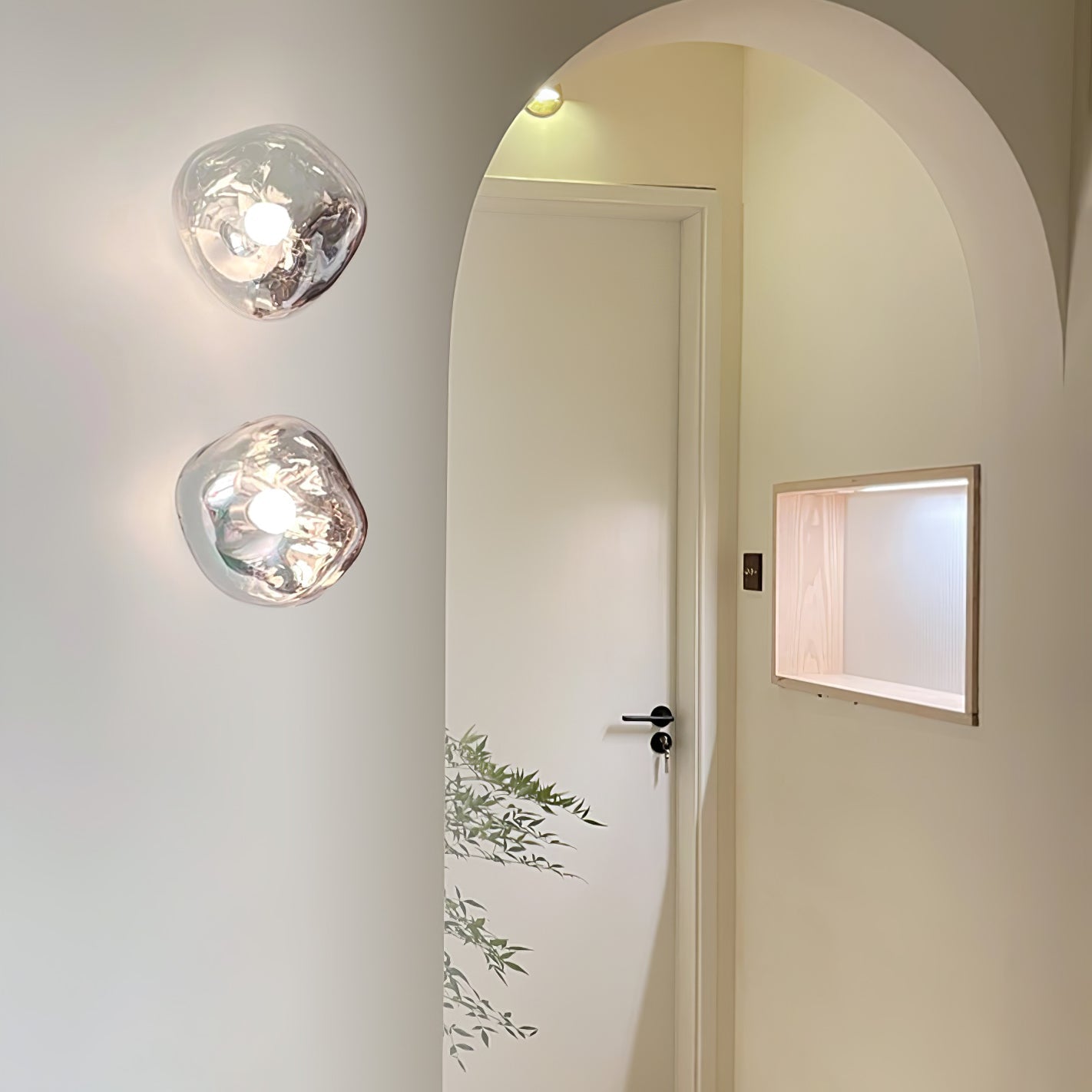 Lava Wall Lamp | Metal, PVC | Chrome, Rose Gold, Gold, Smoke Grey, Silver