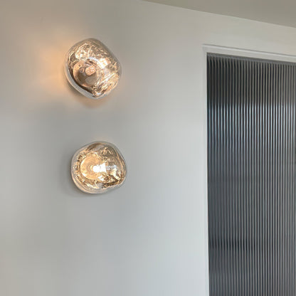Lava Wall Lamp | Metal, PVC | Chrome, Rose Gold, Gold, Smoke Grey, Silver