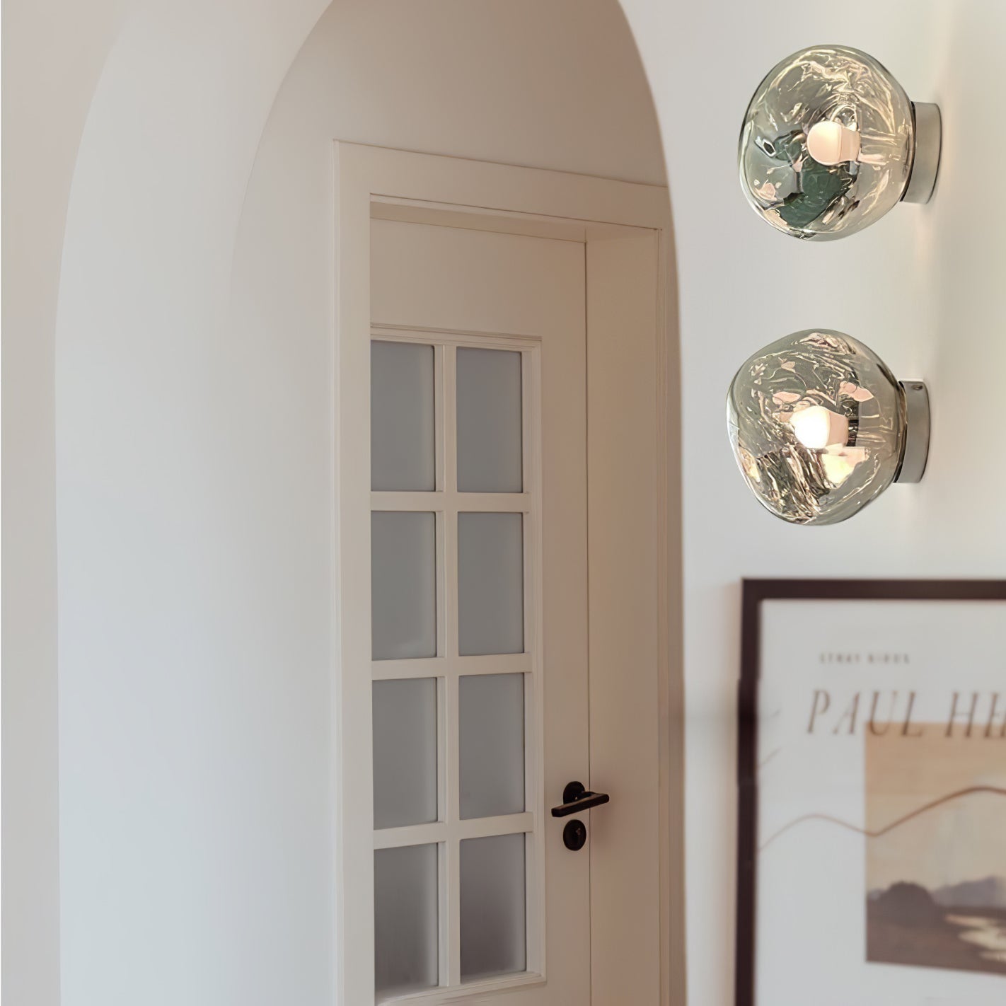 Lava Wall Lamp | Metal, PVC | Chrome, Rose Gold, Gold, Smoke Grey, Silver
