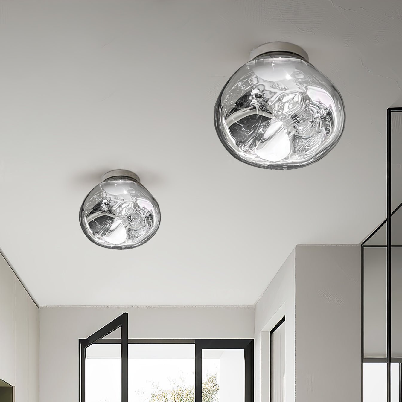 Lava Wall Lamp | Metal, PVC | Chrome, Rose gold, Gold, Smoke grey, Silver