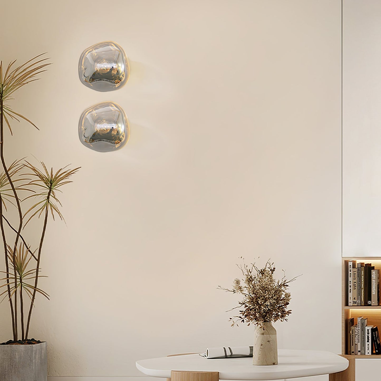 Lava Wall Lamp | Metal, PVC | Chrome, Rose gold, Gold, Smoke grey, Silver