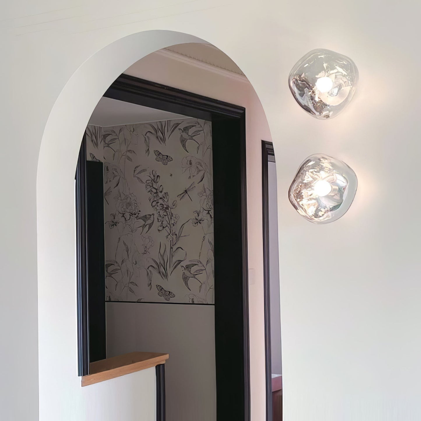 Lava Wall Lamp | Metal, PVC | Chrome, Rose Gold, Gold, Smoke Grey, Silver
