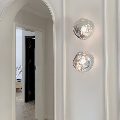 Lava Wall Lamp | Metal, PVC | Chrome, Rose Gold, Gold, Smoke Grey, Silver