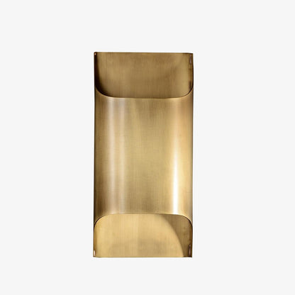 Brass Wall Lamp | Shiny Oil Varnish Finish | 25cm Diameter