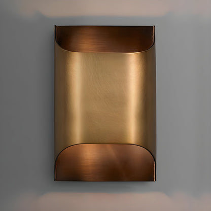 Brass Wall Lamp | Shiny Oil Varnish Finish | 25cm Diameter