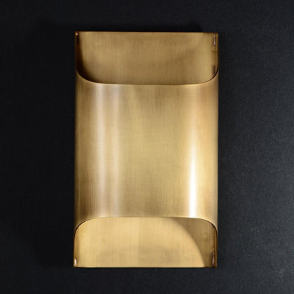 Brass Wall Lamp | Shiny Oil Varnish Finish | 25cm Diameter