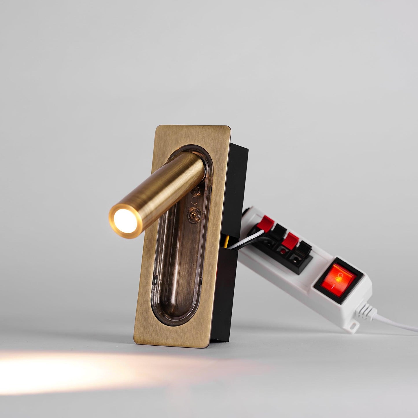 OmniLux Reading Lamp | Ergonomic 360º Rotation | Matte Black, White, Aluminum, Copper
