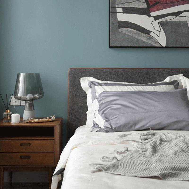 Leimu Table Lamp | Concrete & Mouthblown Glass | Grey