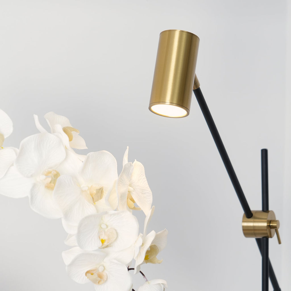 Lektor Table Lamp | Metal | Gold & Black | 60cm Diameter