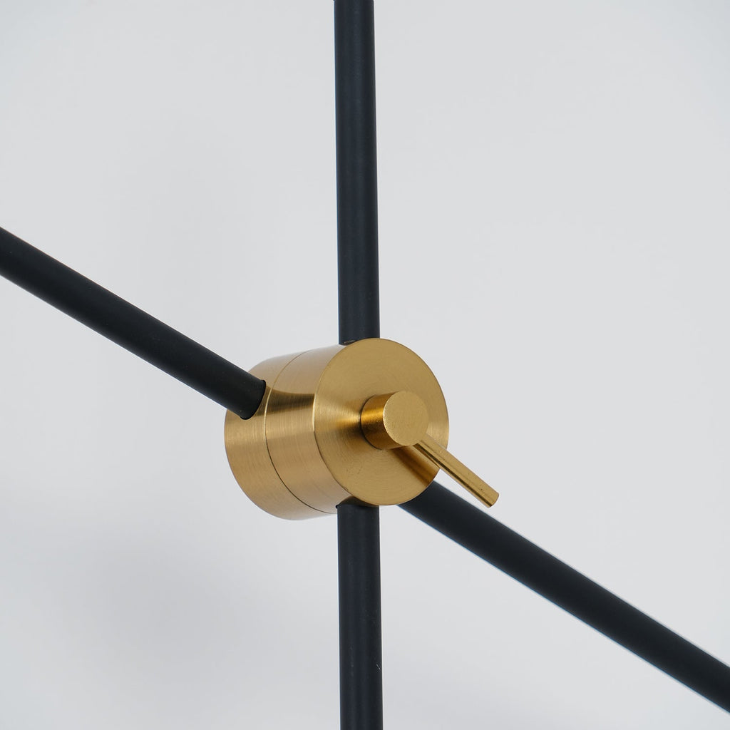 Lektor Table Lamp | Metal | Gold & Black | 60cm Diameter
