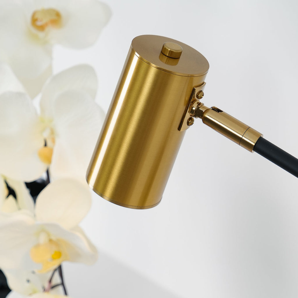 Lektor Table Lamp | Metal | Gold & Black | 60cm Diameter